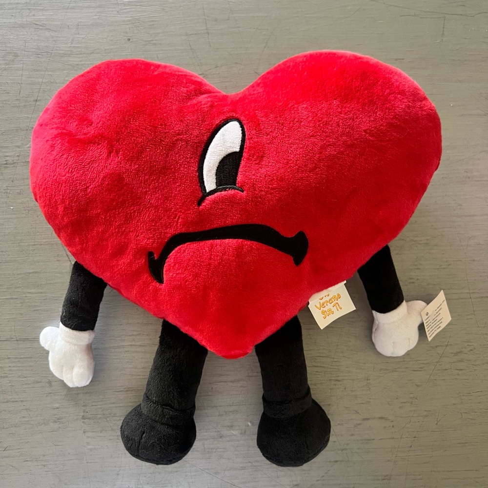 Bad Bunny Heart Plushy